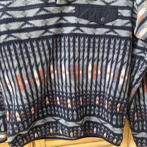 Patagonia Fleece Synchilla Snap-T Pullover Kuta Klash Shadow - Picture 5 of 7